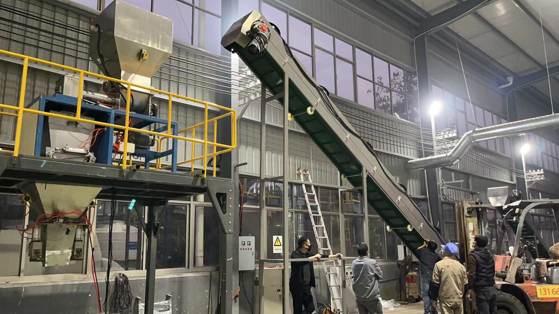 皮帶輸送機(jī)對接線